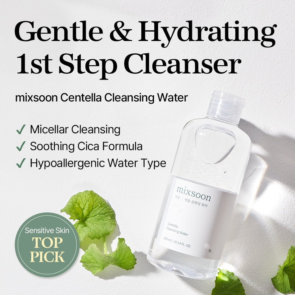 MIXSOON -  Centella Cleansing Water 300ml