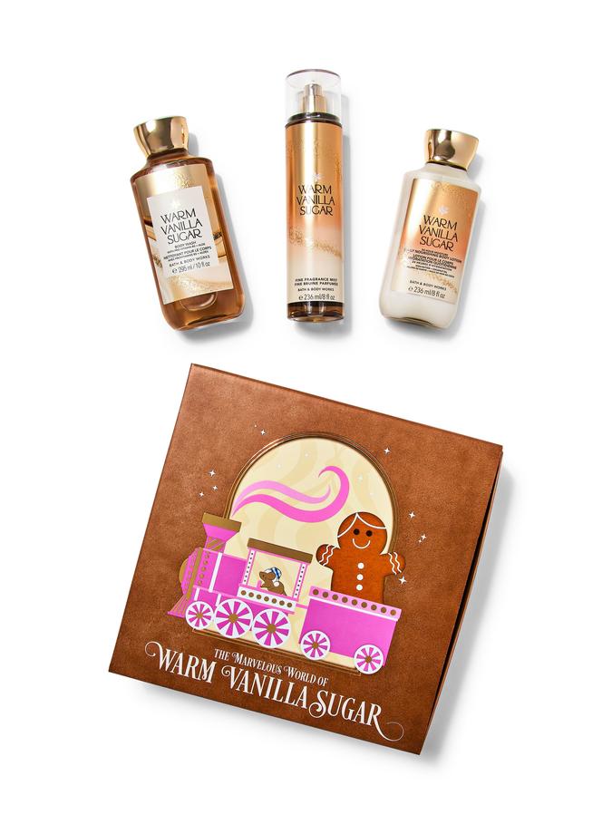 BATH AND BODY WORKS - warm vanilla sugar set