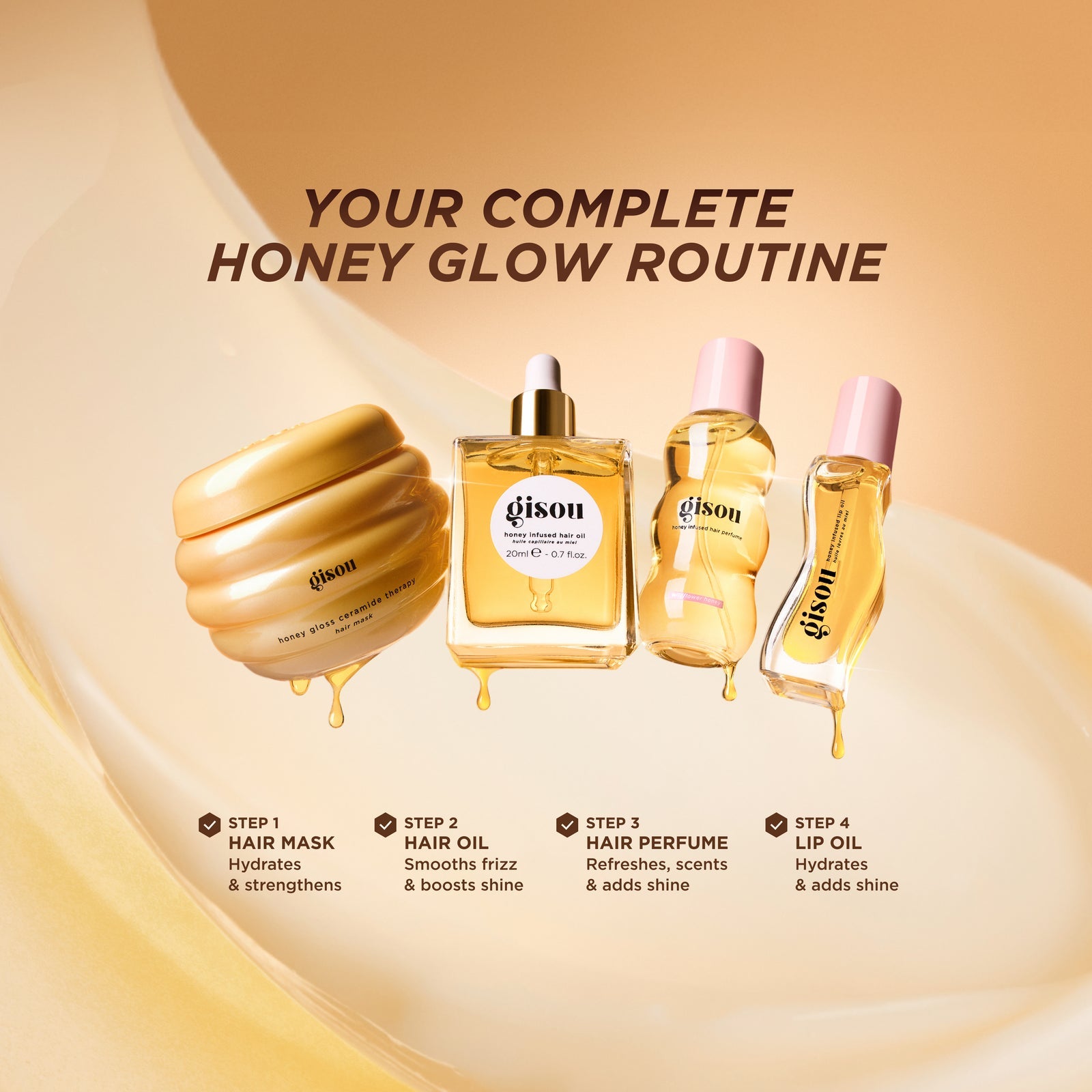 GISOU - GLOW ALL THE WAY SET