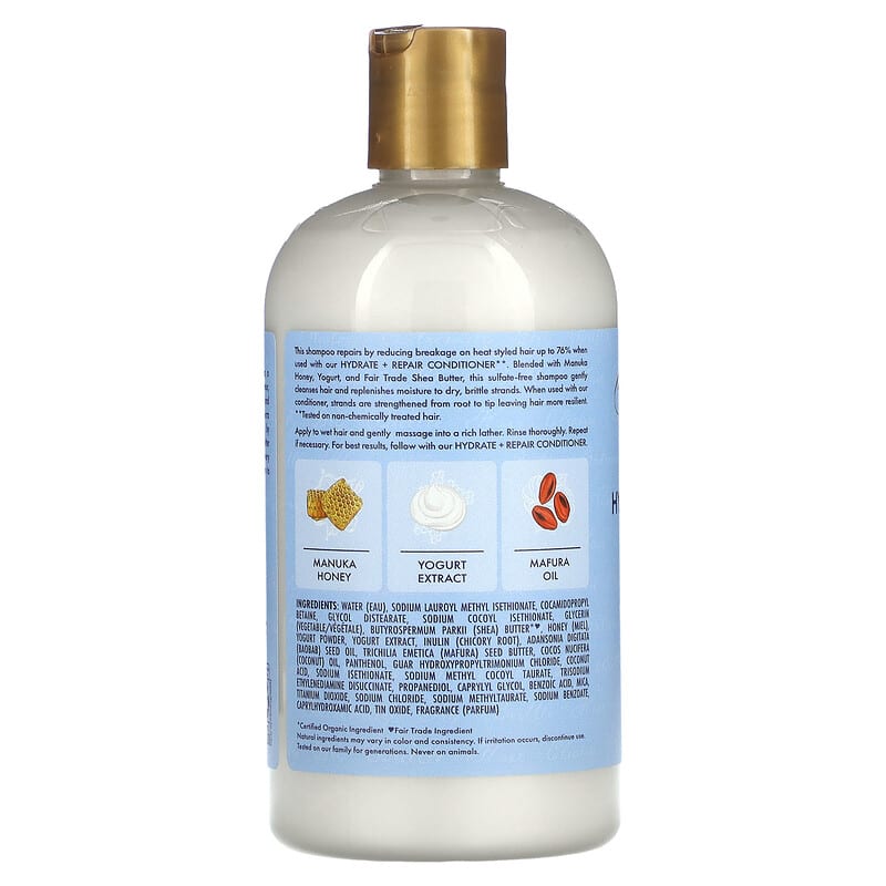 SheaMoisture - Manuka Honey & Yogurt, Hydrate + Repair Shampoo