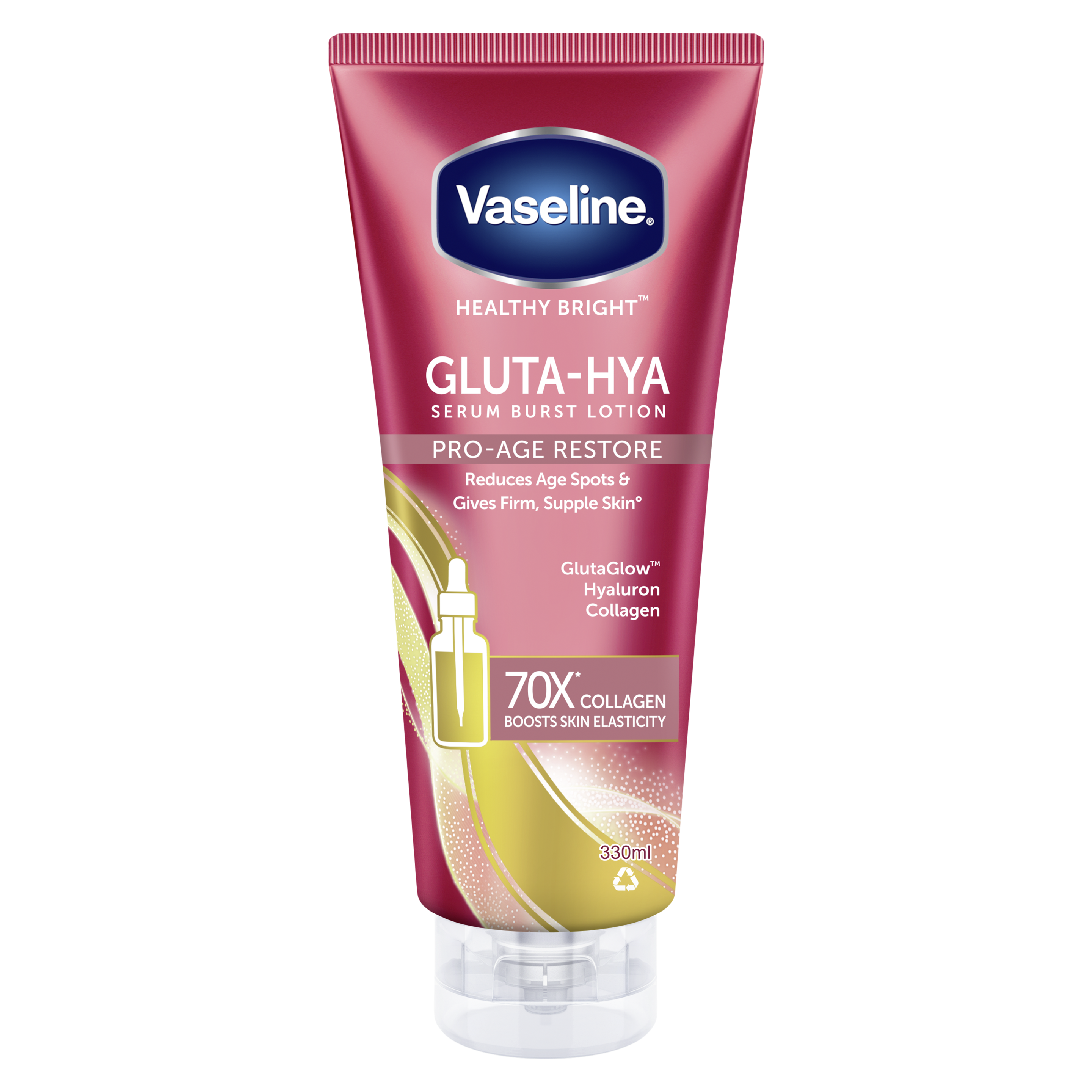 Vaseline - Healthy Bright Gluta-Hya Serum Burst Lotion Pro-Age Restore