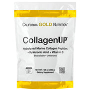 California Gold Nutrition - ollagenUP®, Hydrolysed Marine Collagen Peptides with Hyaluronic Acid and Vitamin C, unflavoured