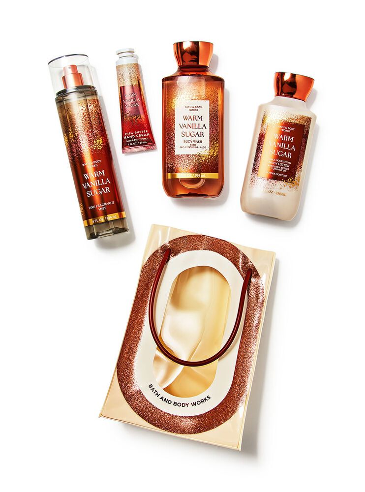 BATH AND BODY WORKS - Warm Vanilla Sugar Gift Set