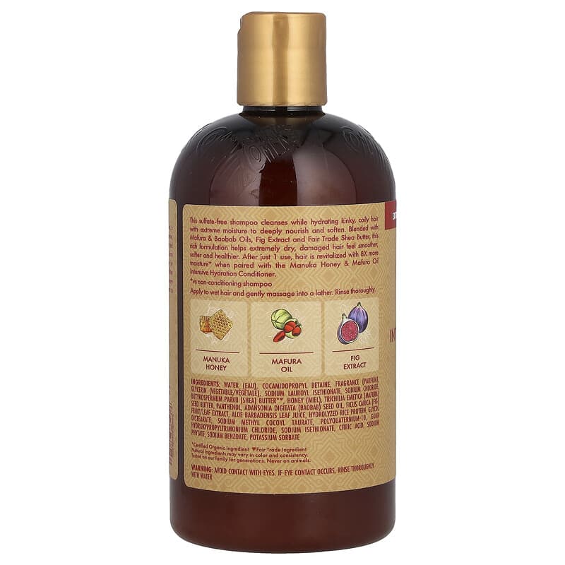 SheaMoisture - manuka Honey & Mafura Oil, Intensive Hydration Shampoo