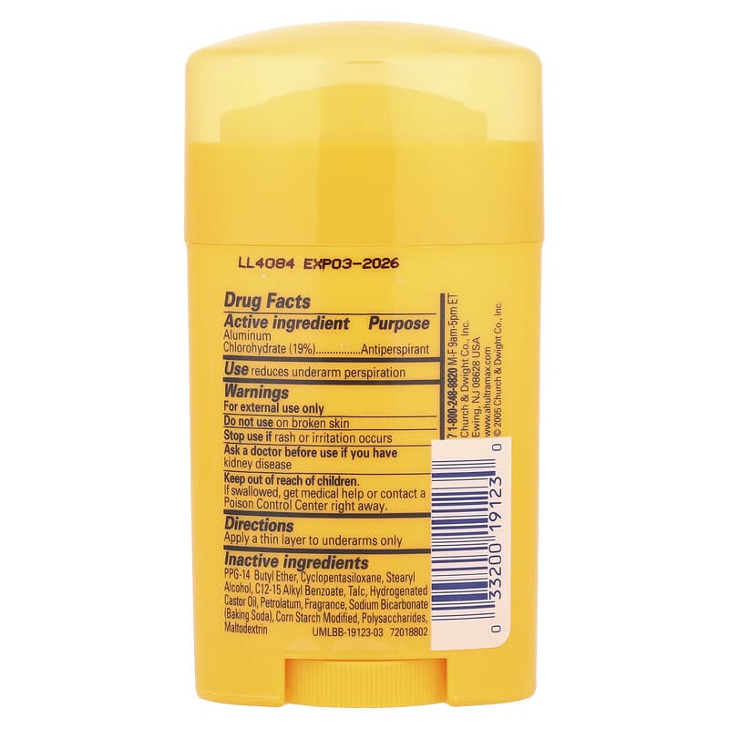 ARM & HAMMER - ltraMax™, Antiperspirant Deodorant, Solid, Powder Fresh