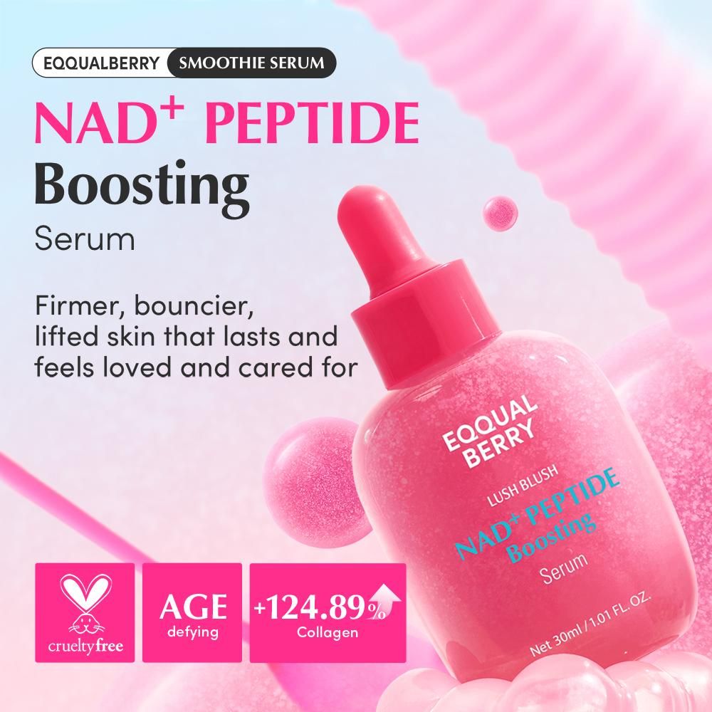 EQQUALBERRY NAD+ Peptide Boosting Smoothie Serum