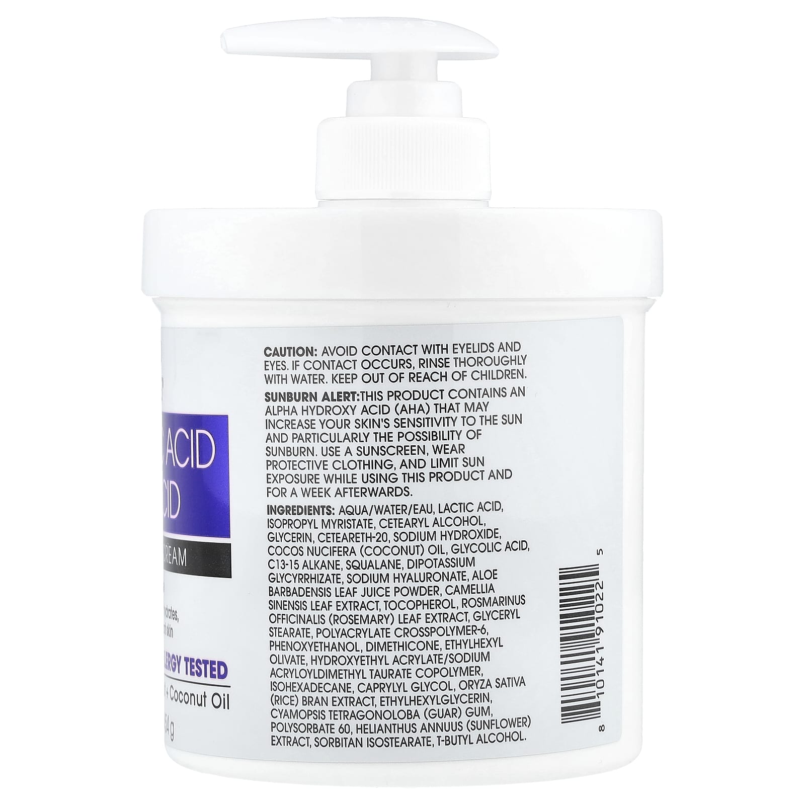 Advanced Clinicals, 10% Glycolic Acid, Lactic Acid, Exfoliating Body Cream