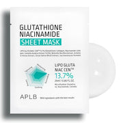 APLB Glutathione Niacinamide Sheet Mask