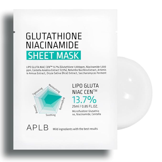 APLB Glutathione Niacinamide Sheet Mask
