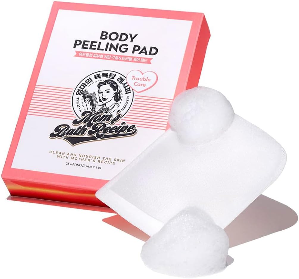 Mom's Bath Recipe Body Peeling Pad Trouble Care