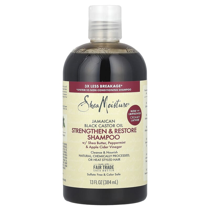 SheaMoisture - Jamaican Black Castor Oil, Strengthen & Restore Shampoo