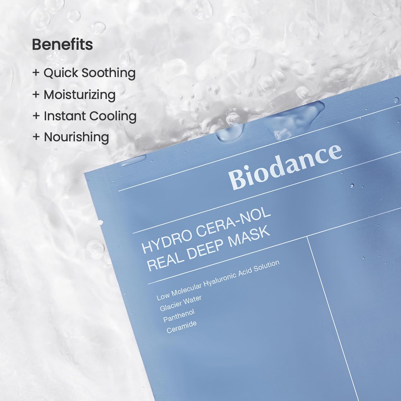 BIODANCE - Hydro Cera-nol Real Deep Mask, Overnight Hydrogel Mask