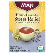 Yogi Tea, Stress Relief, Honey Lavender, Caffeine Free, 16 Tea Bags