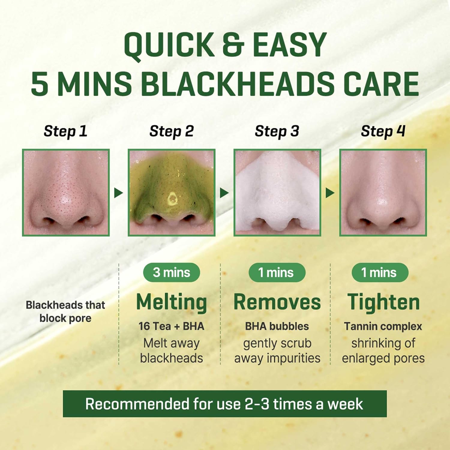 SOME BY MI - Blackhead 30 Days Miracle Green Tea Tox Bubble Cleanser