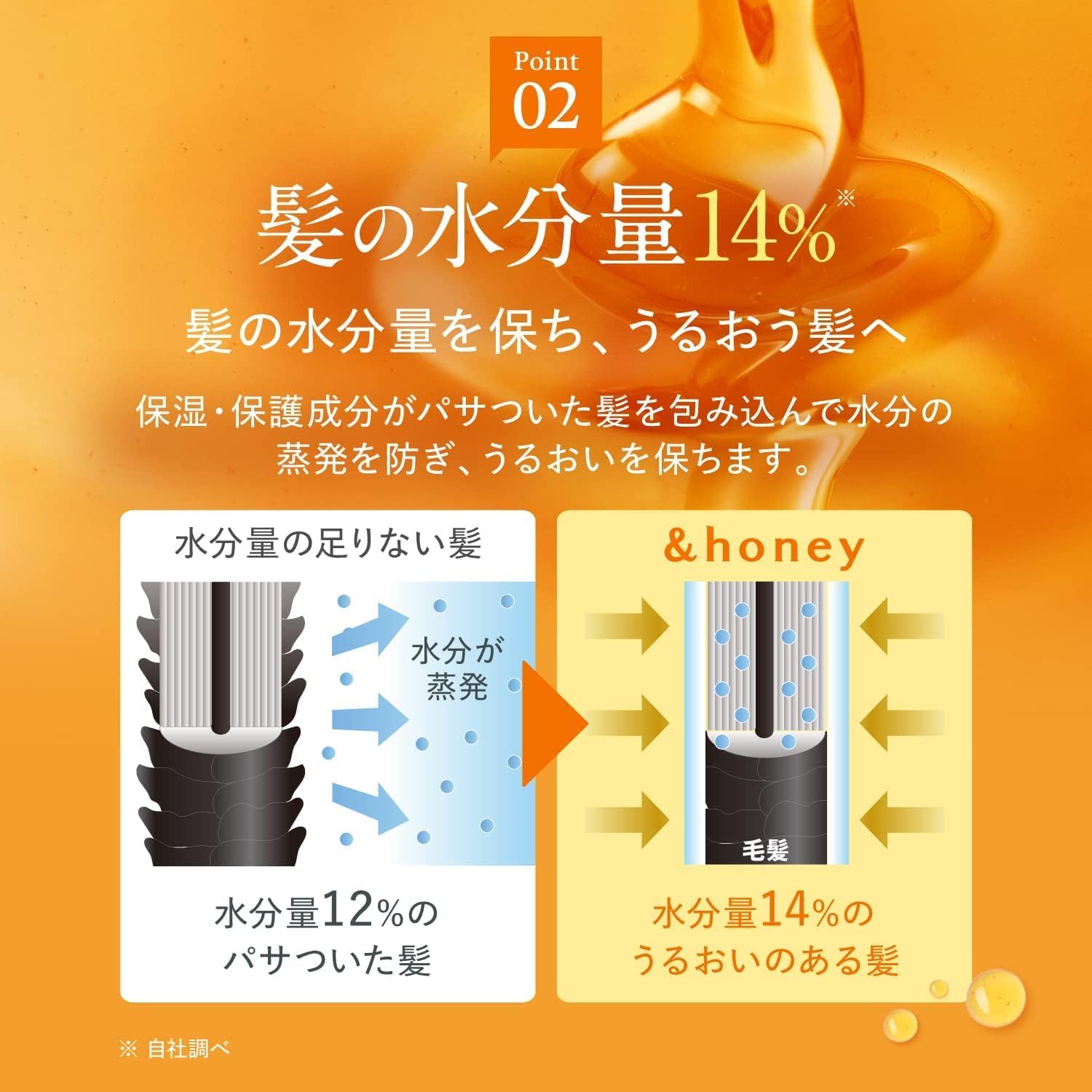 VICREA - Honey (and Honey) Deep Moist Shampoo 1.0 440ml