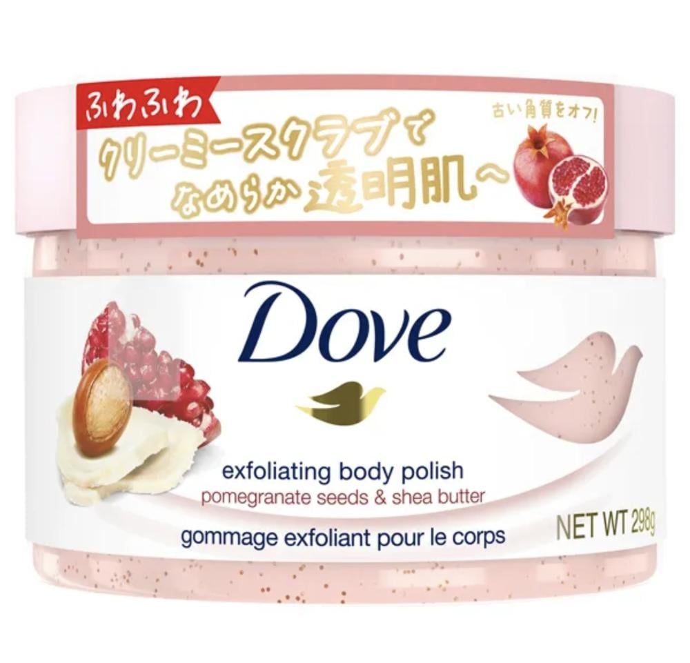 DOVE JAPAN - Exfoliating Body Polish shea butter and pomegranate seeds