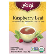 Yogi Tea, Raspberry Leaf, Caffeine Free, 16 Tea Bags,