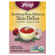 Yogi Tea, Skin DeTox, Soothing Rose Hibiscus, 16 Tea Bags