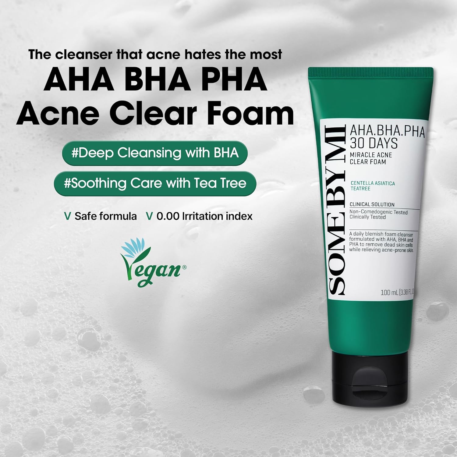 SOME BY MI - AHA BHA PHA 30 Days Miracle Acne Clear Foam