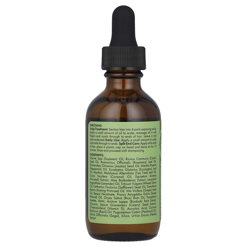 MIELLE - Scalp & Hair Strengthening Oil, Rosemary Mint