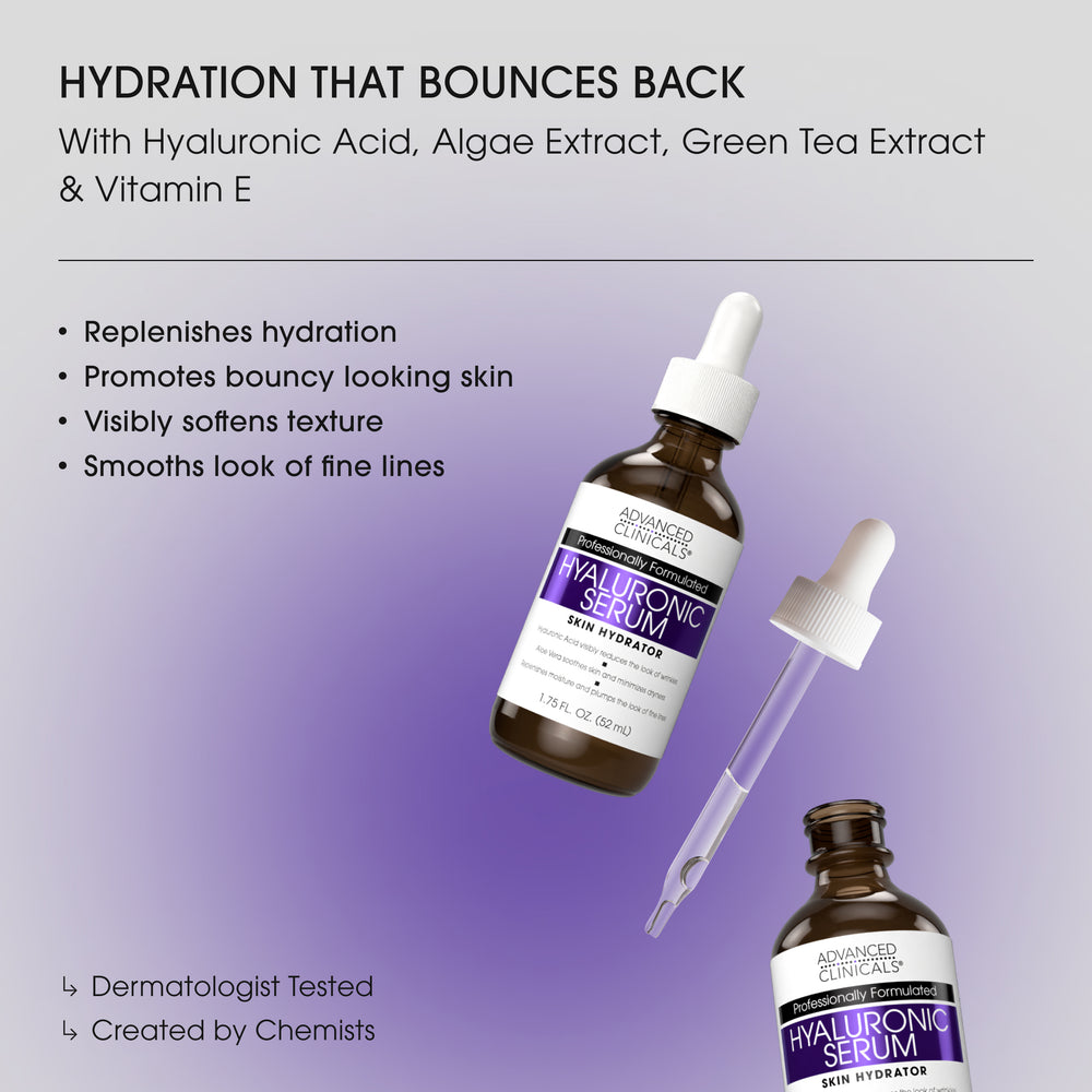 ADVANCED CLINICALS - Hyaluronic Acid Face Serum