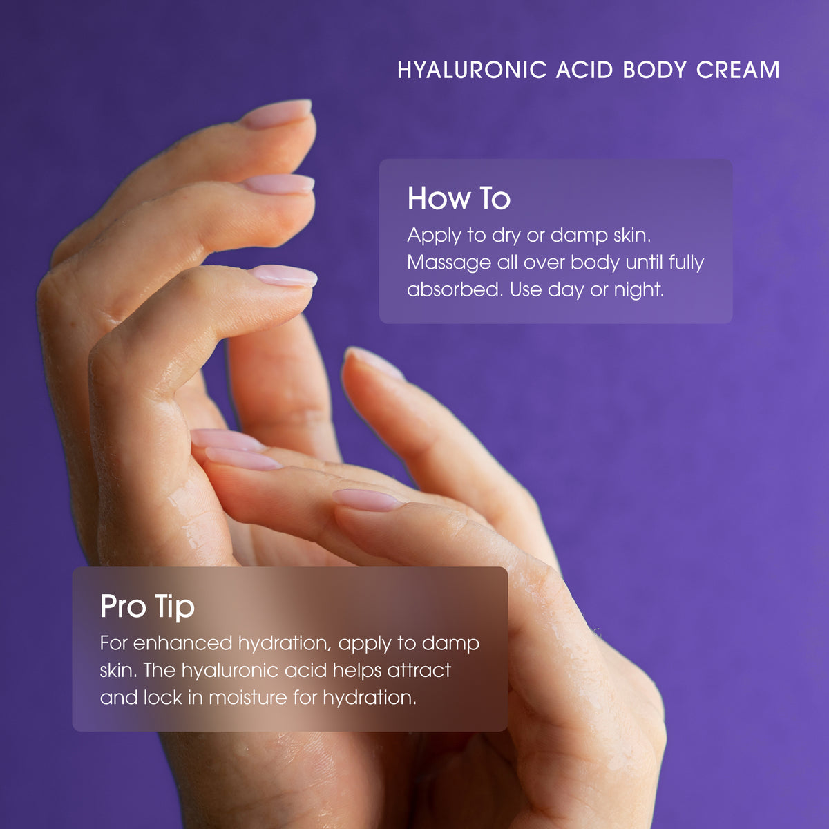 ADVANCED CLINICALS - Hyaluronic Acid Body Cream