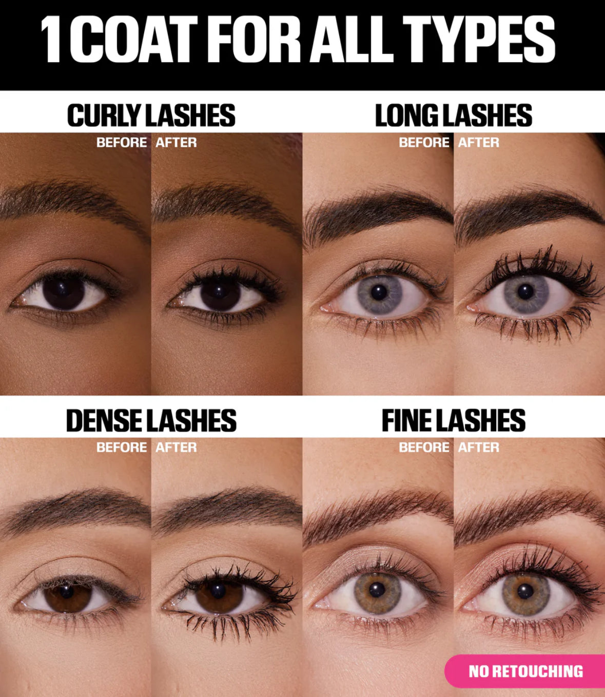 HUDA BEAUTY - 1 COAT WOW! Extra Volumizing and Lifting Mascara