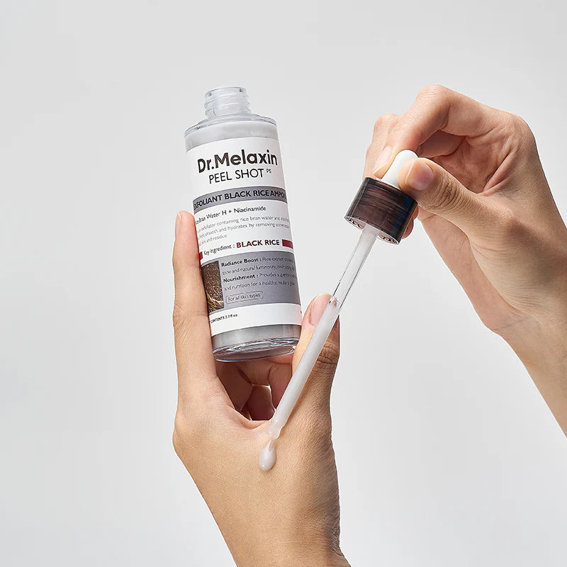 Dr. Melaxin - Peel Shot Exfoliant Black Rice Ampoule