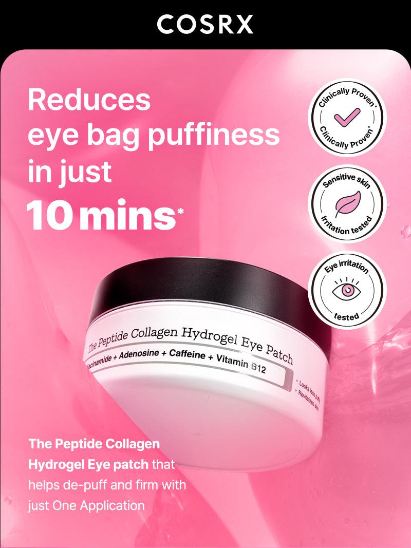 COSRX -  Previous Next   New in The Peptide Collagen Hydrogel Eye Patch