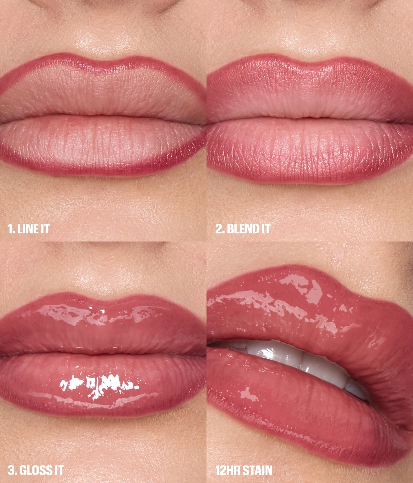 HUDA BEAUTY - MAKEOUT SESH LIP DUO ROSY NUDES