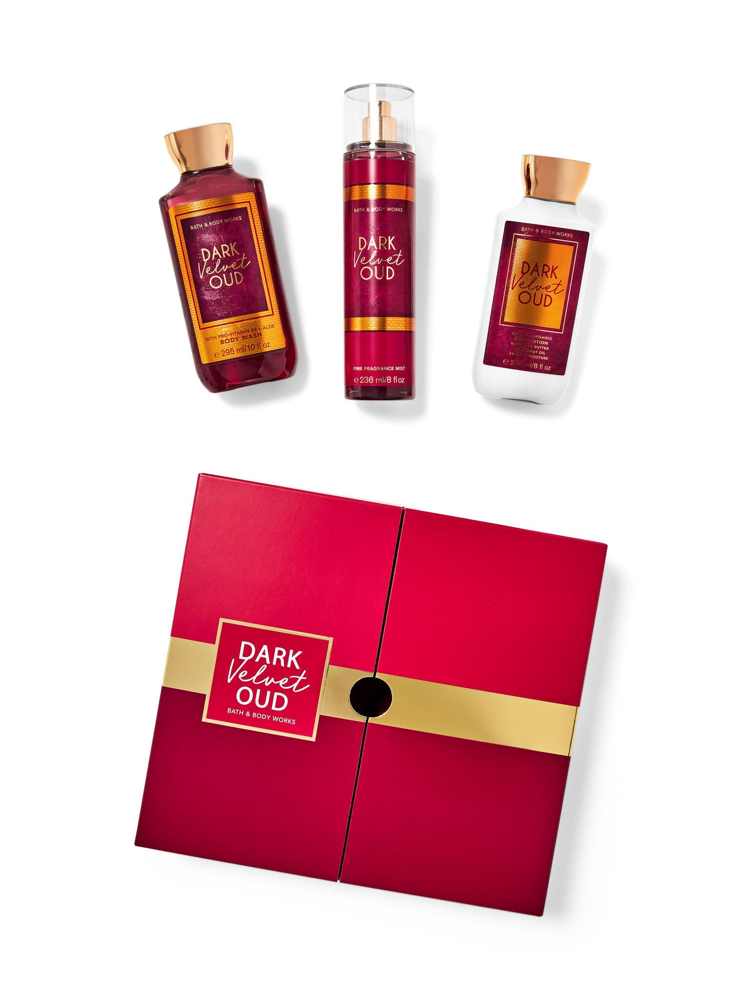 BATH AND BODY WORKS - DARK VALVET OUD SET