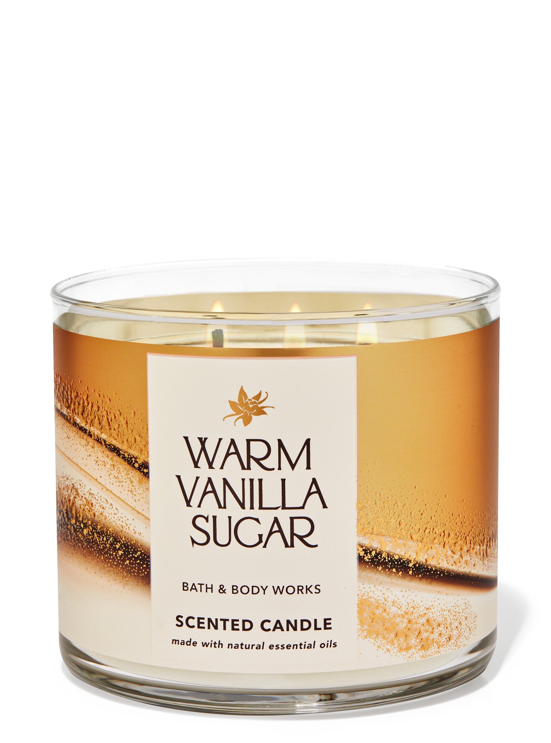 BATH AND BODY WORKS - Warm Vanilla Sugar 3-Wick Candle