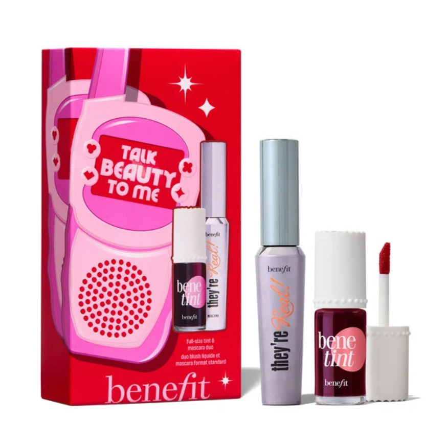 BENEFIT - Talk Beauty To Me 2-Piece Lip & Cheek Tint + Mascara Gift Set