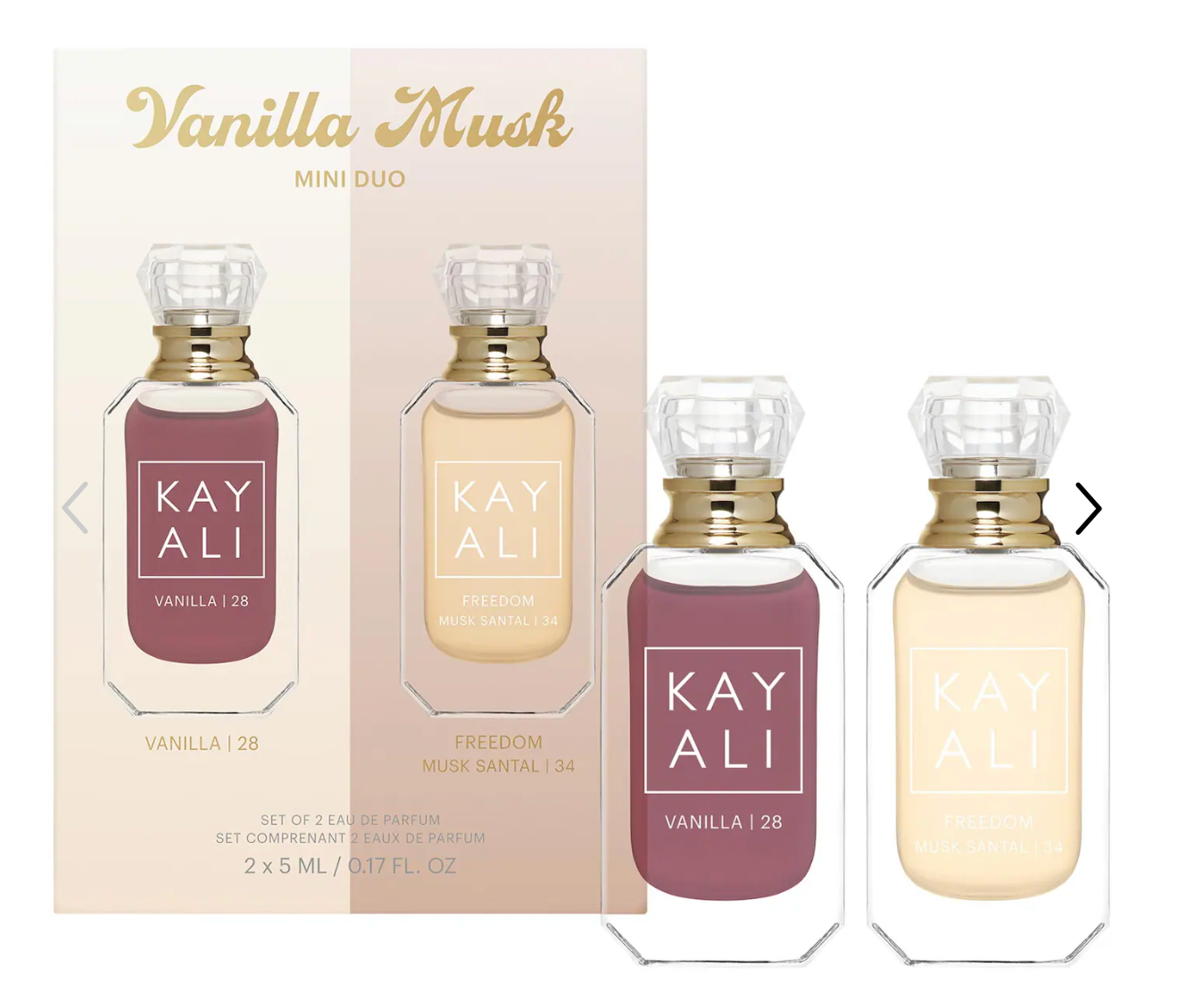 KAYALI  Vanilla Musk Mini Duo Perfume Gift Set