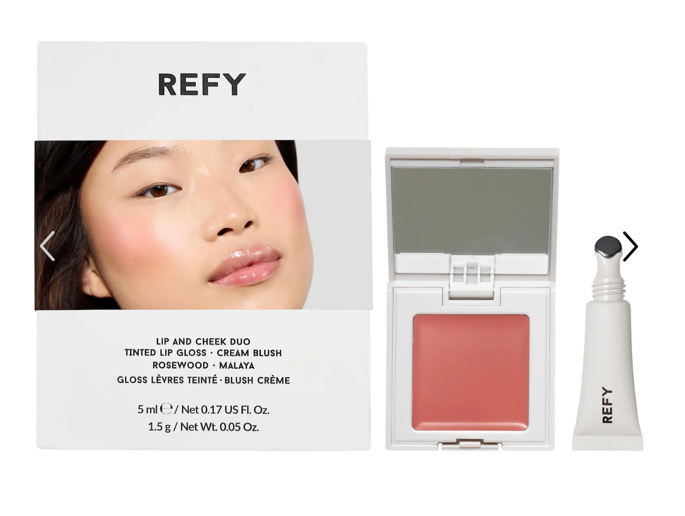 REFY  Lip Gloss and Cheek Duo Set