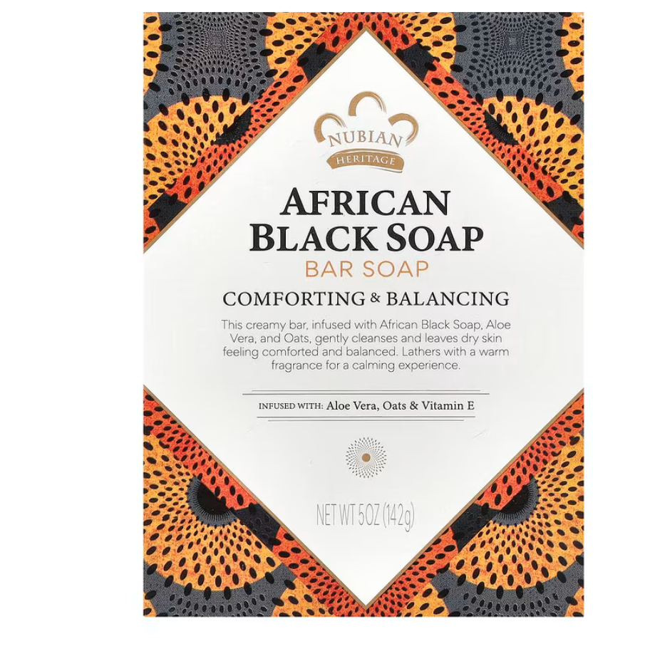 NUBIAN HERITAGE -  African Black Bar Soap