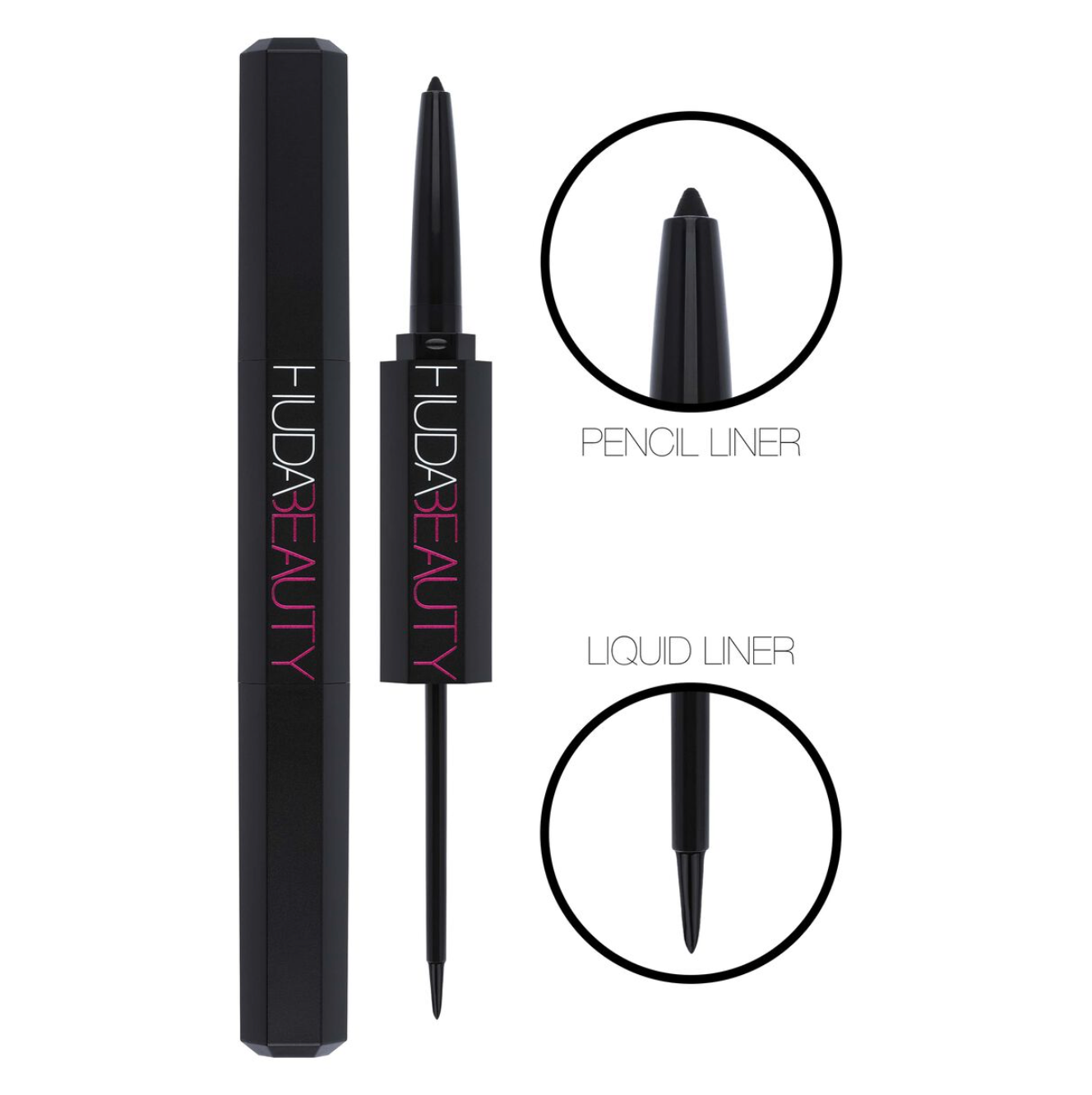 HUDA BEAUTY - Life Liner Double Ended Eyeliner Liquid & Pencil