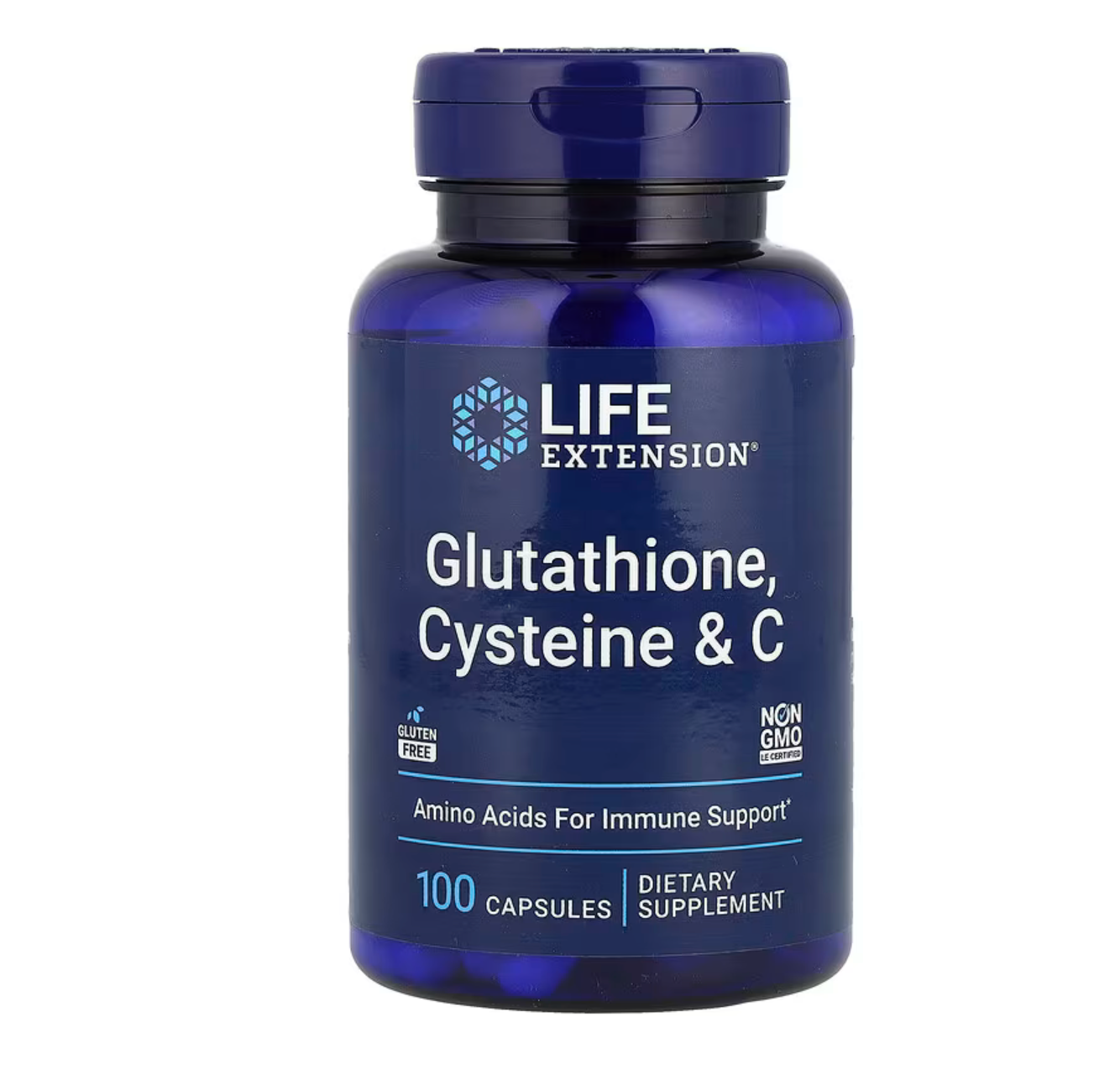 Life Extension, Glutathione, Cysteine & C, 100 Capsules
