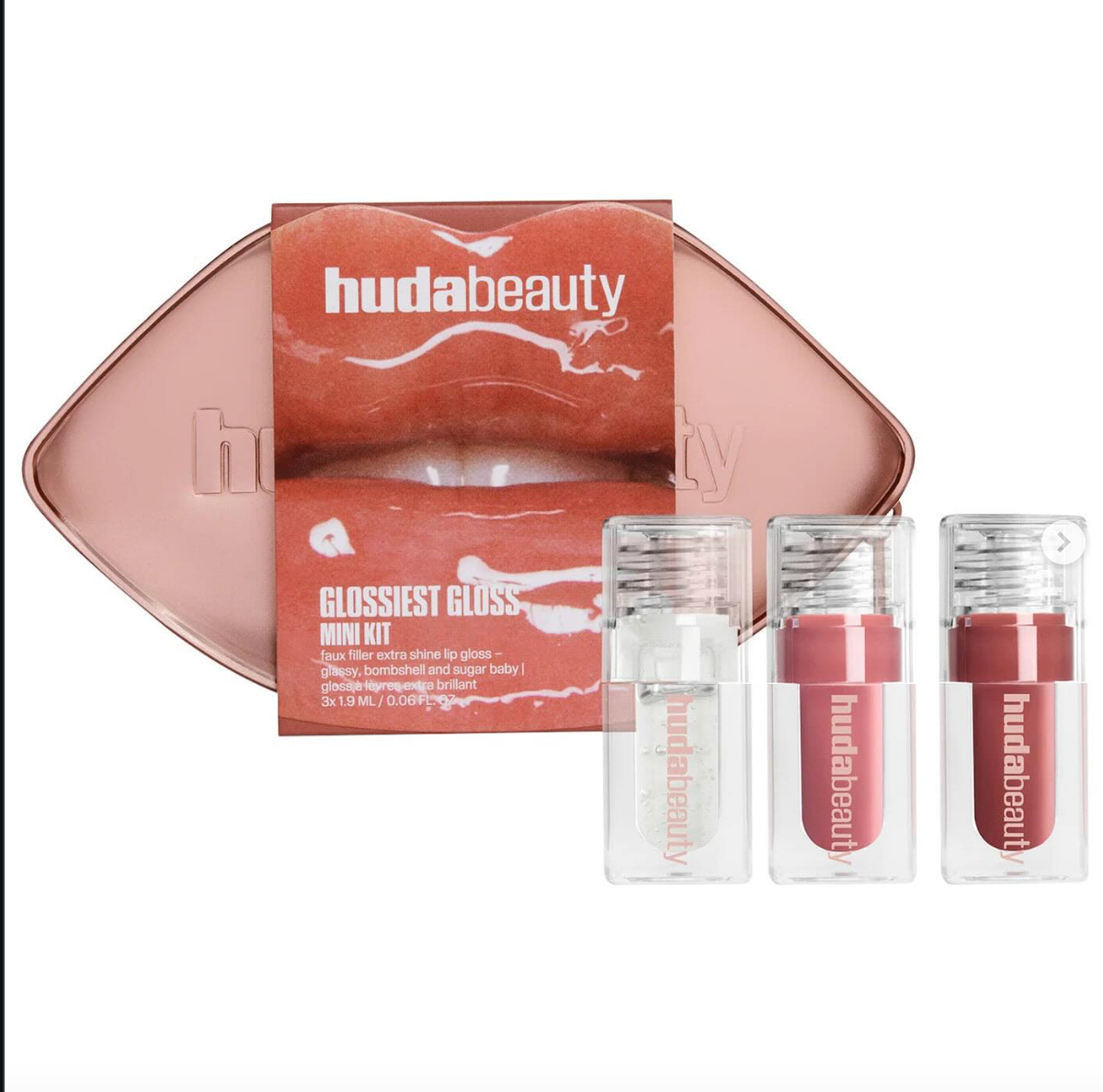 HUDA BEAUTY -  GLOSSIEST GLOSS MINI KIT