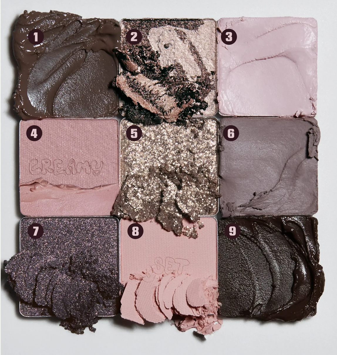 huda beauty - creamy obsessions eyeshadow palette