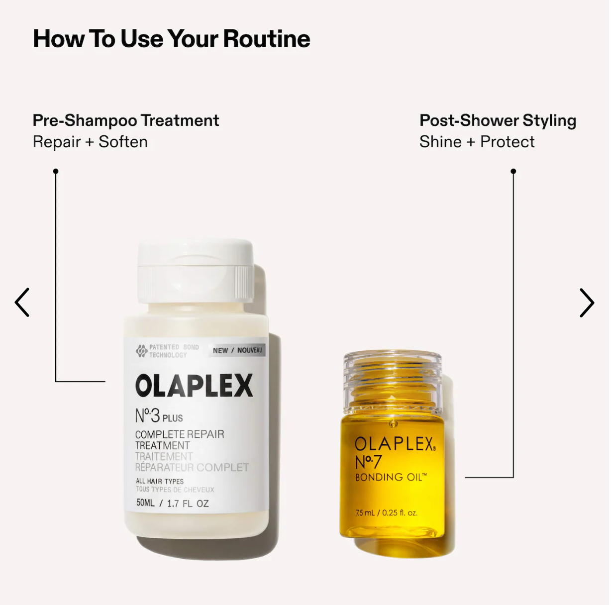 Olaplex - Mini No.3PLUS Bond Repair Treatment and No.7 Hair Oil Set