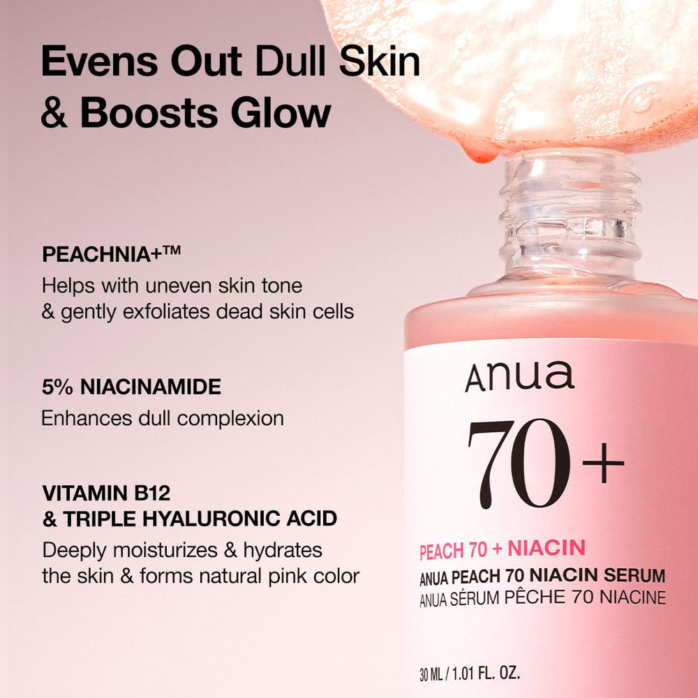 Anua - Peach 70% Niacinamide Serum