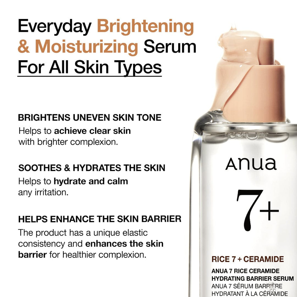 Anua - Rice Ceramide 7 Hydrating Barrier Serum
