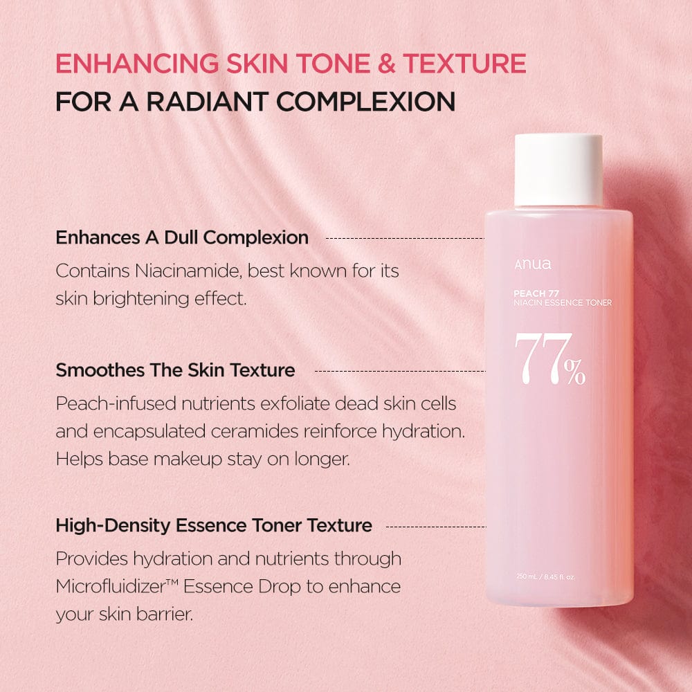 Anua - Peach 77 Niacin Essence Toner