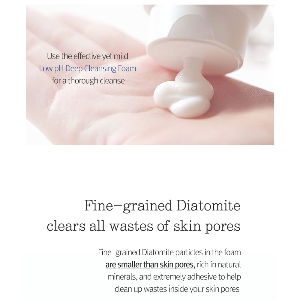 PYUNKANG YUL - Low pH Pore Deep Cleansing Foam 100ml