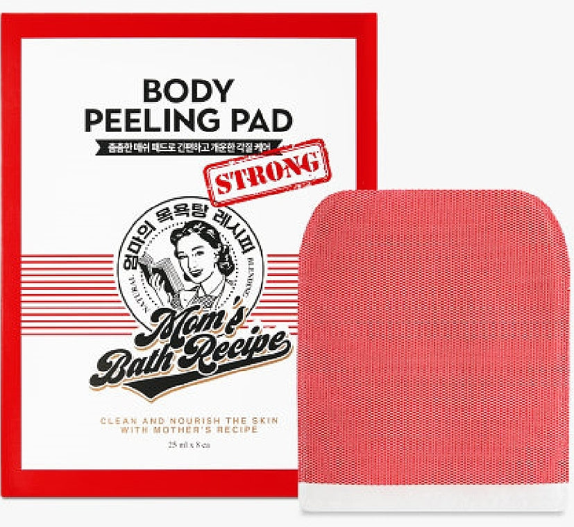 Mom's Bath Recipe Body Peeling Pad Strong